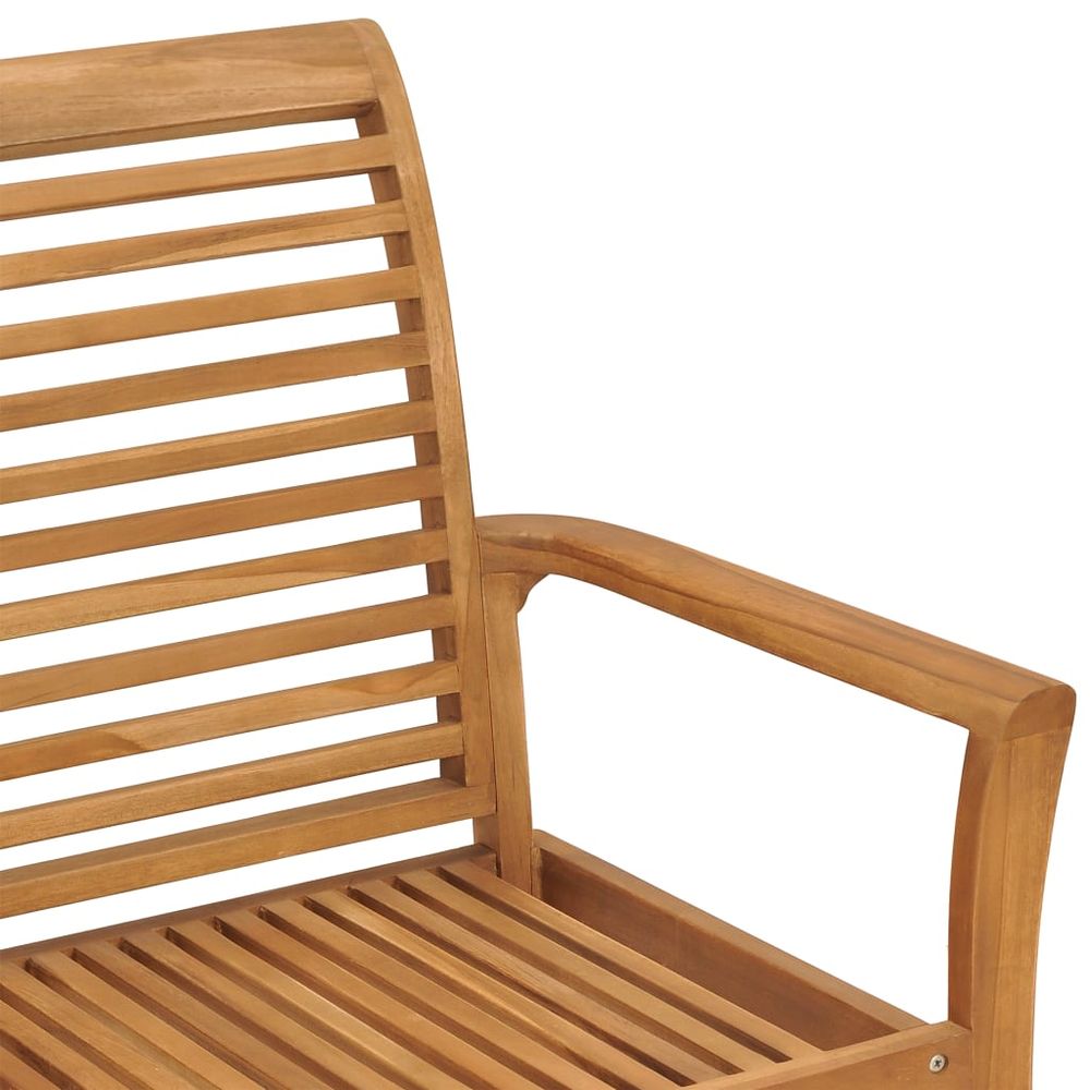 Garden Bench 112 cm Solid Teak Wood - anydaydirect