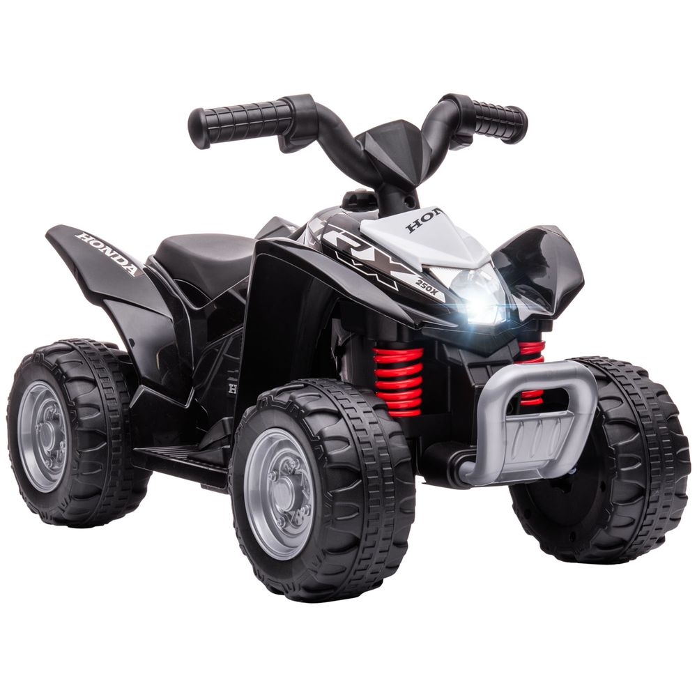 Honda Licensed Kids Electric Quad Bike 6V ATV Ride On 1.5-3 Years Black - anydaydirect