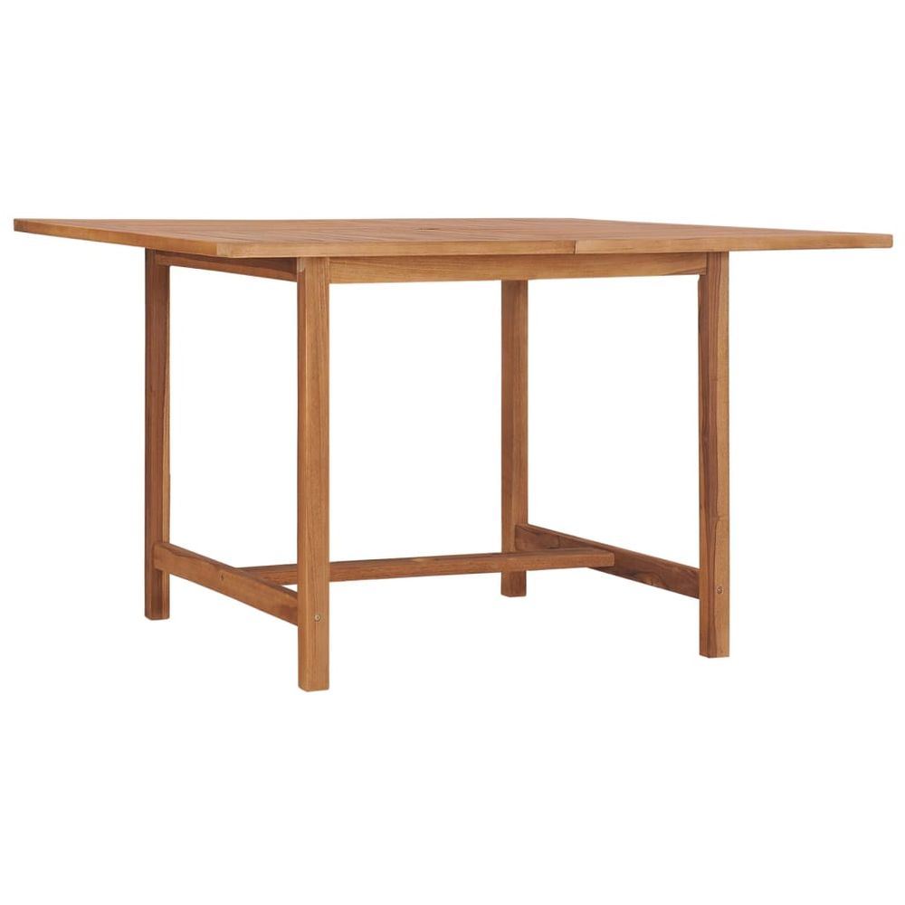 Garden Dining Table 110x110x75 cm Solid Wood Teak - anydaydirect