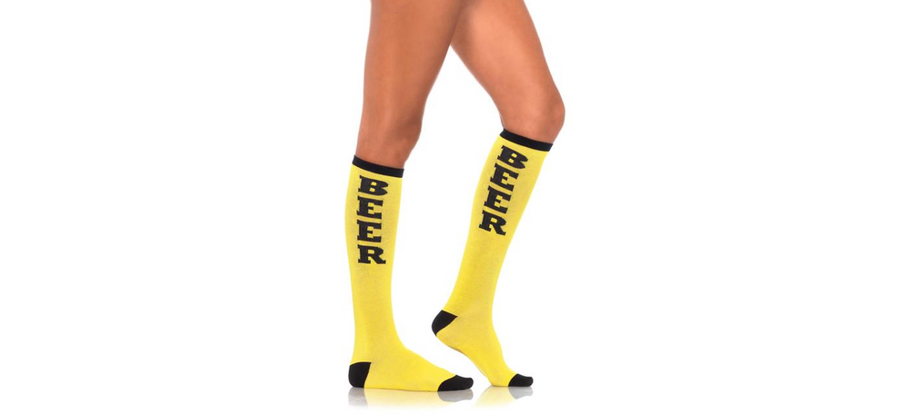 Knee High Fun Print Patterns Comfortable Stocking Athletic Socks - anydaydirect