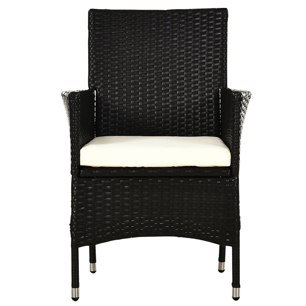 2 PC Rattan Chairs Set-Dark Coffee - anydaydirect