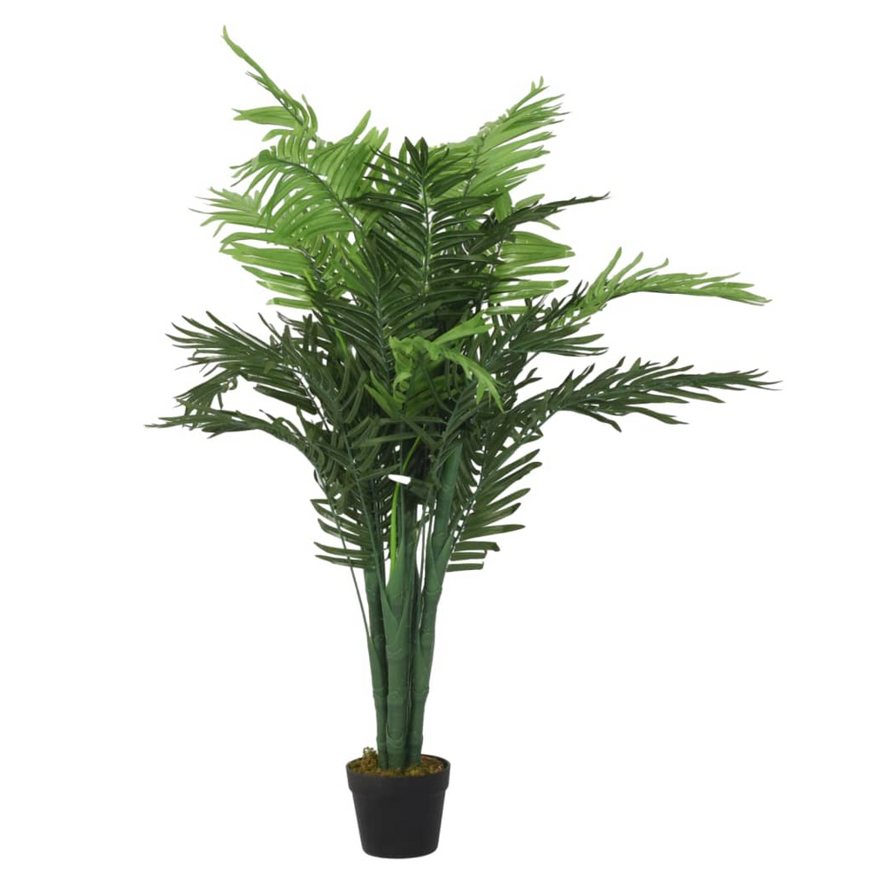 vidaXL Artificial Palm Tree 28 Leaves 120 cm Green - anydaydirect