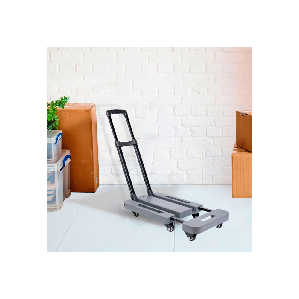 Neo 100kg Capacity Folding Sack Trolley With Extendable Handl - anydaydirect