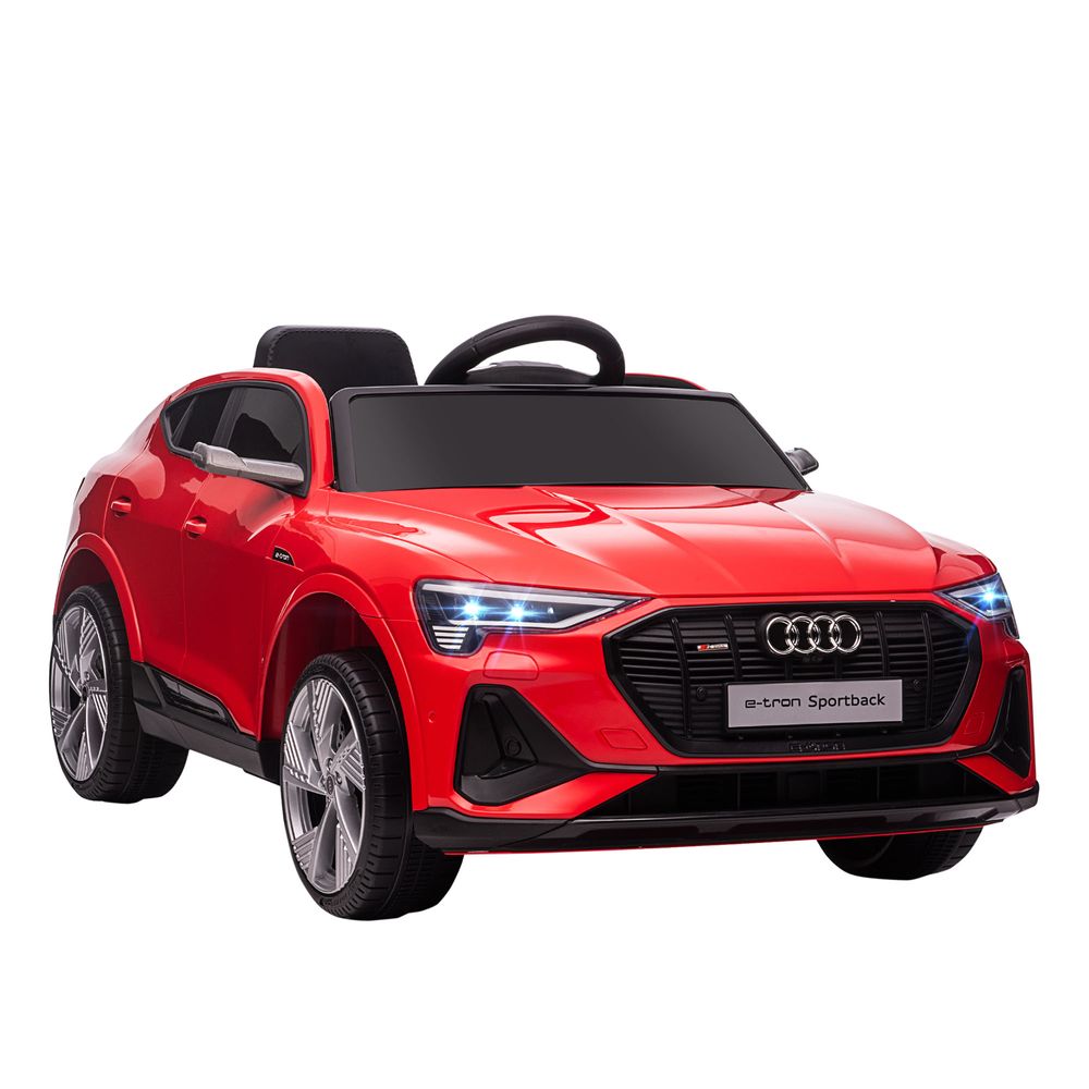 12V Kids Electric Ride-On Car/ w Remote Control, Lights, Music - Red - anydaydirect