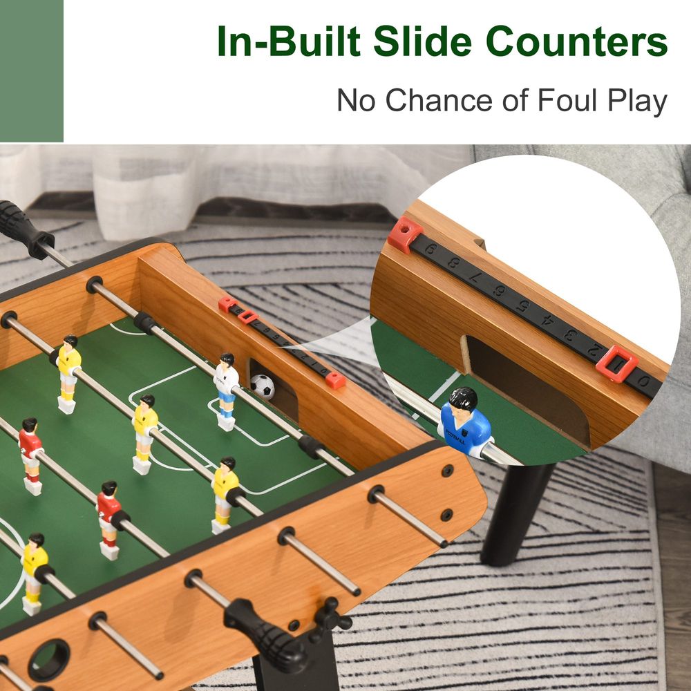 Folding Football Gaming Table Mini Foosball Soccer Table, Family Kids HOMCOM - anydaydirect