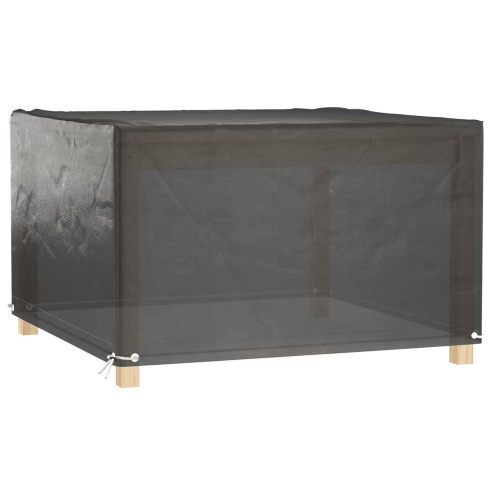 Garden Furniture Cover 8 Eyelets 132x132x80 cm Square - anydaydirect