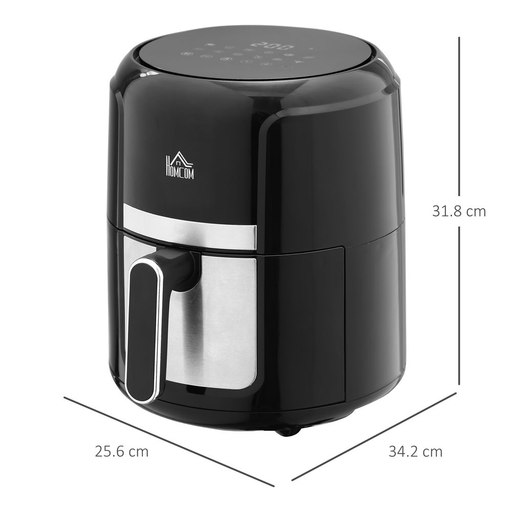 Air Fryer 1300W 4L with Rapid Air Circulation Timer and Nonstick Basket - anydaydirect