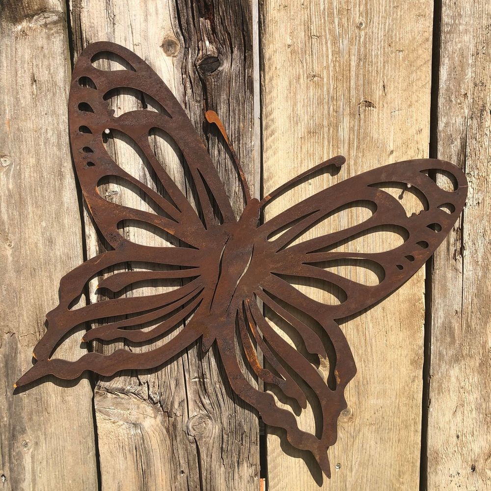 LARGE BUTTERFLY Garden Ornament decoration feature sign - anydaydirect