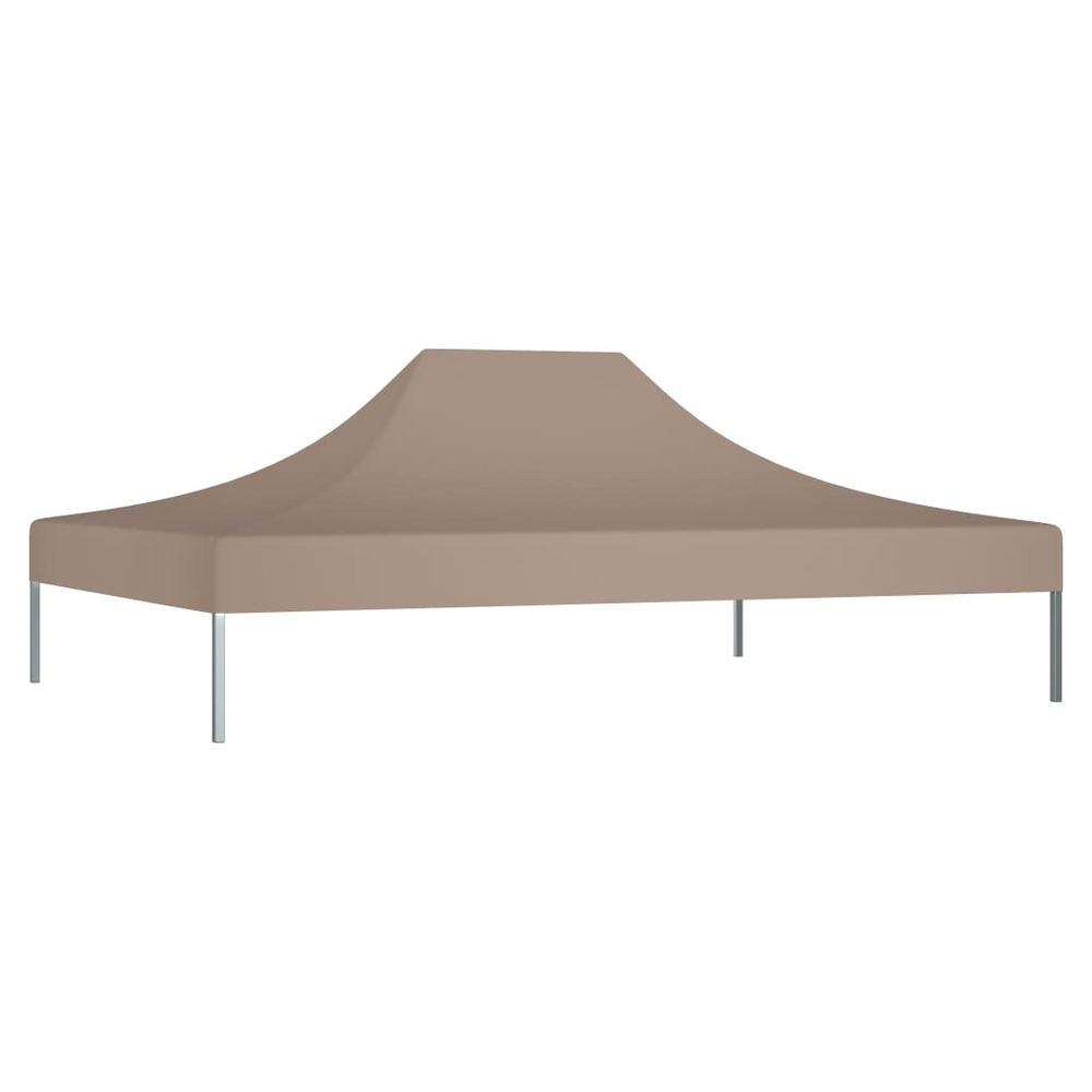 vidaXL Party Tent Roof 4.5x3 m Taupe 270 g/m² - anydaydirect