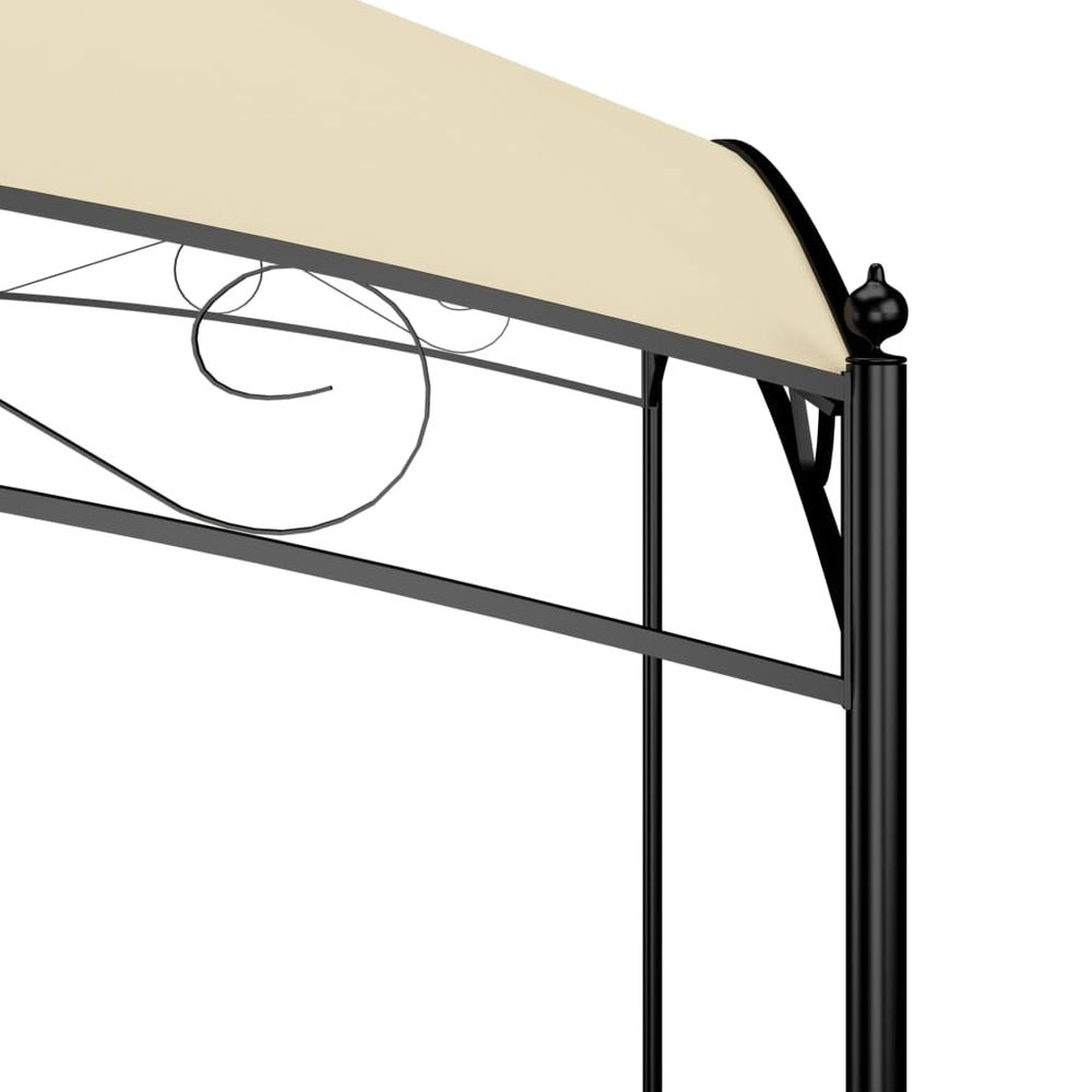 Gazebo 3x3x2.65m to 3x4x2.65m in Taupe, Anthracite & Cream 180 g/m² - anydaydirect