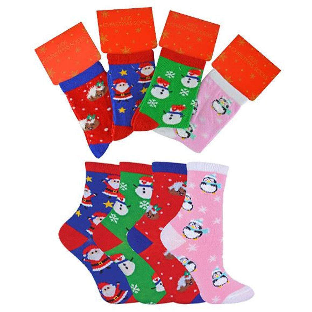 RJM Children's Christmas Socks (SK301A) - anydaydirect