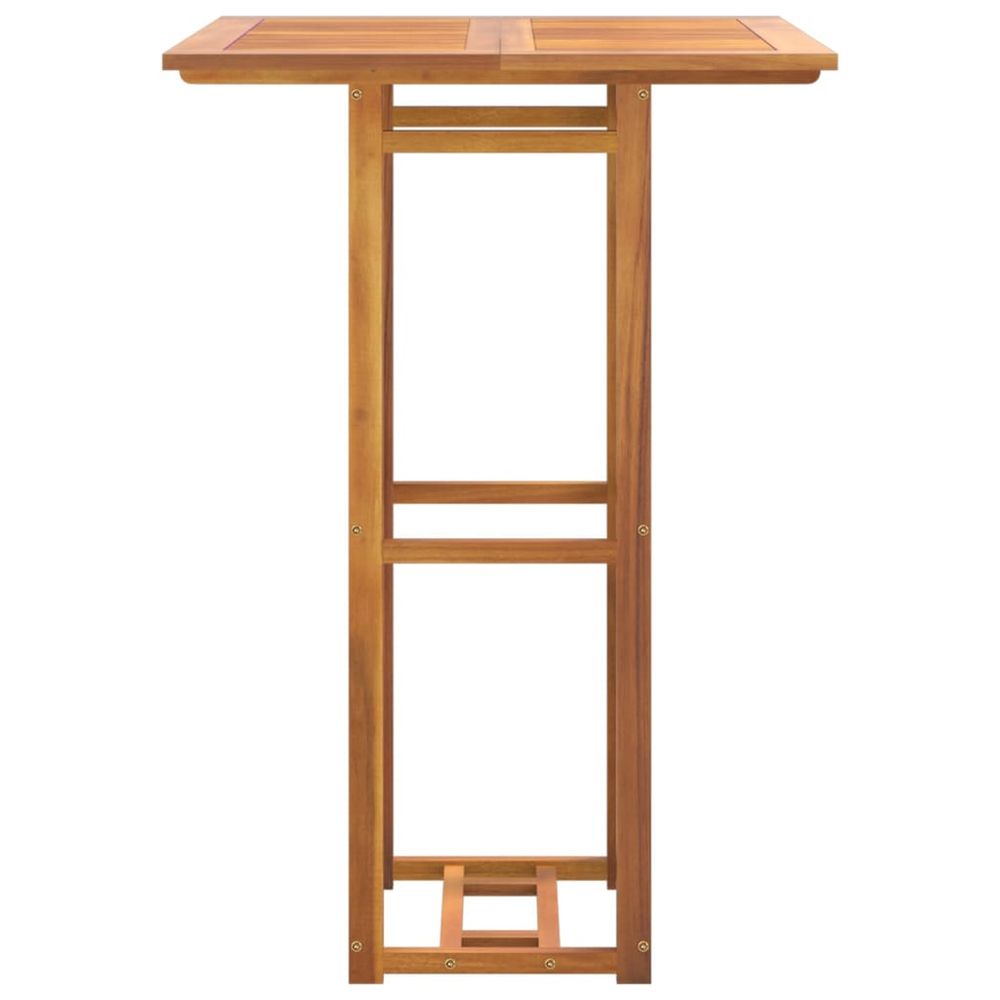 Bistro Table 75x75x110 cm Solid Wood Acacia - anydaydirect