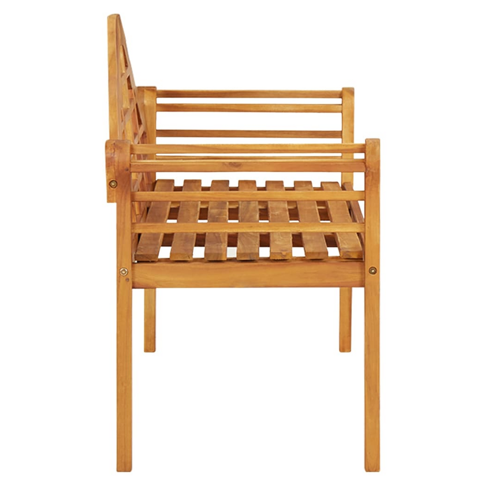 Garden Bench 125 cm Solid Wood Acacia - anydaydirect