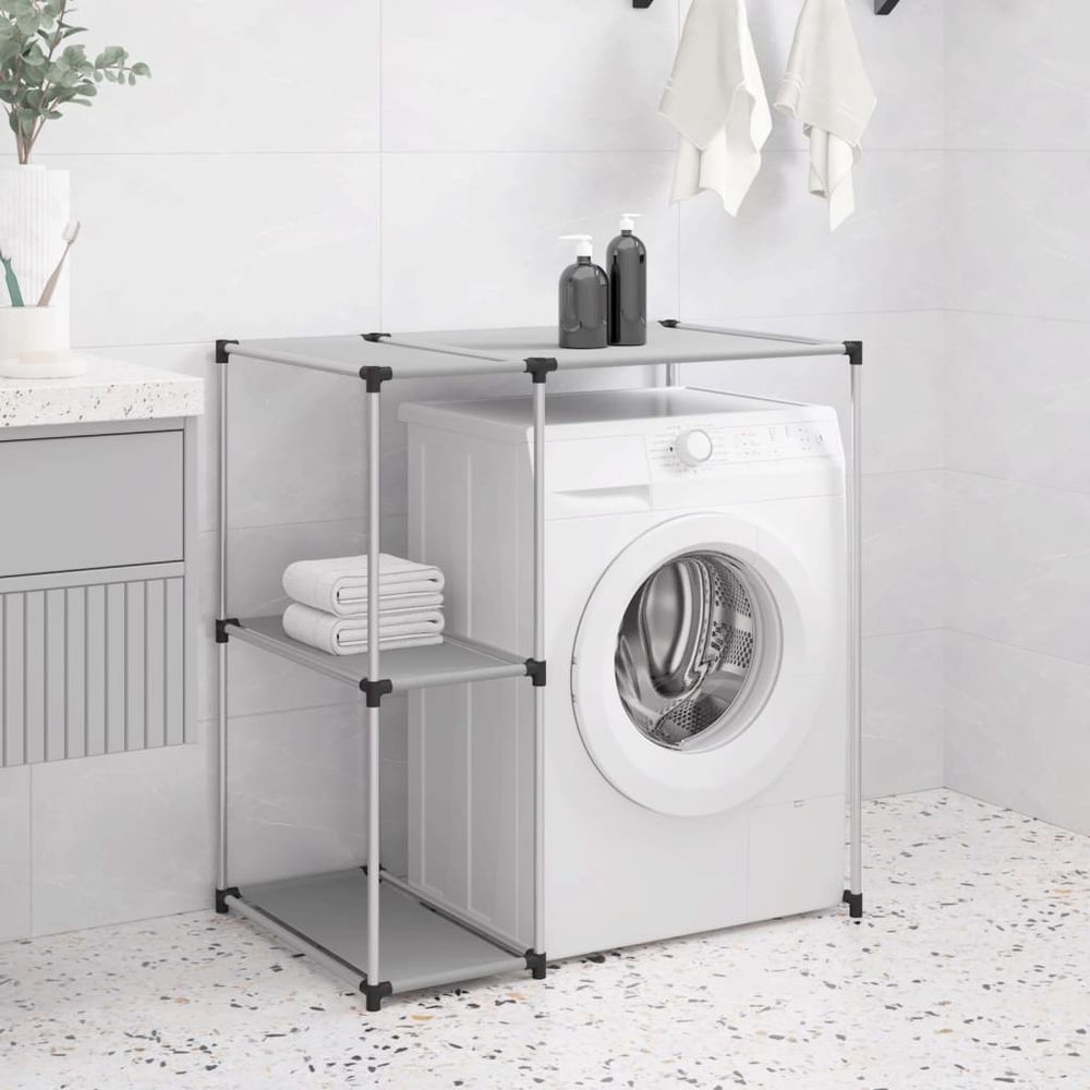 Storage Rack over Washing Machine Black 87x55x90.5 cm Iron - anydaydirect