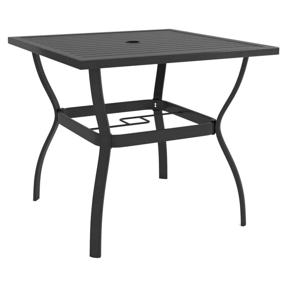 Garden Table Anthracite 81.5x81.5x72 cm Steel - anydaydirect