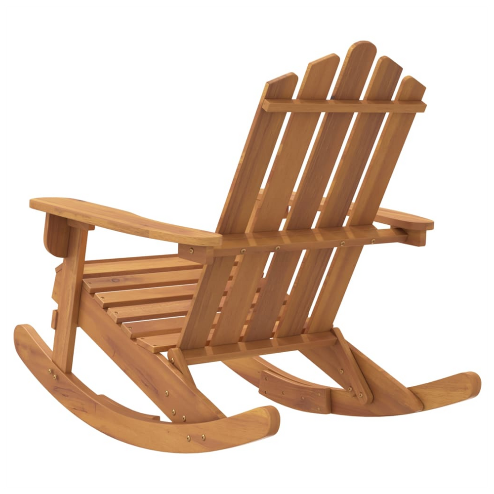 Adirondack Rocking Chair Solid Wood Acacia - anydaydirect