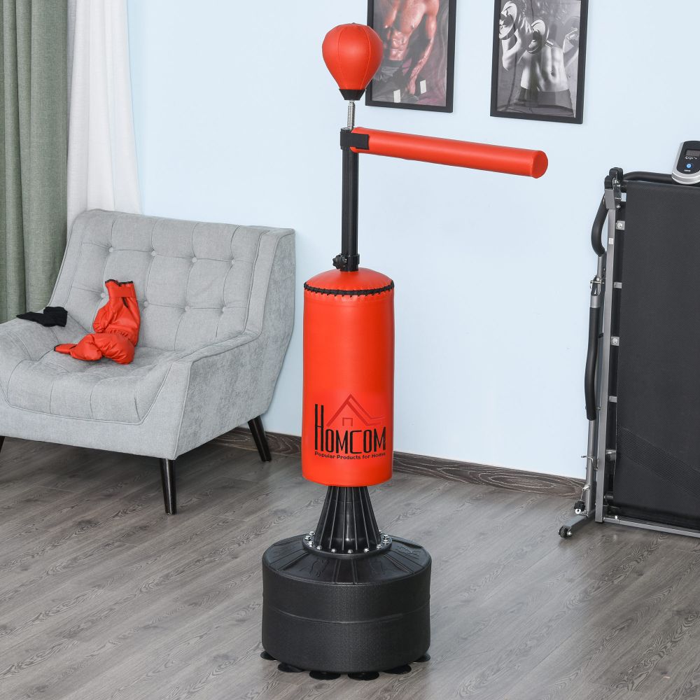 Boxing Punch Bag Stand Rotating Flexible Arm Speed Ball Waterable Base - anydaydirect