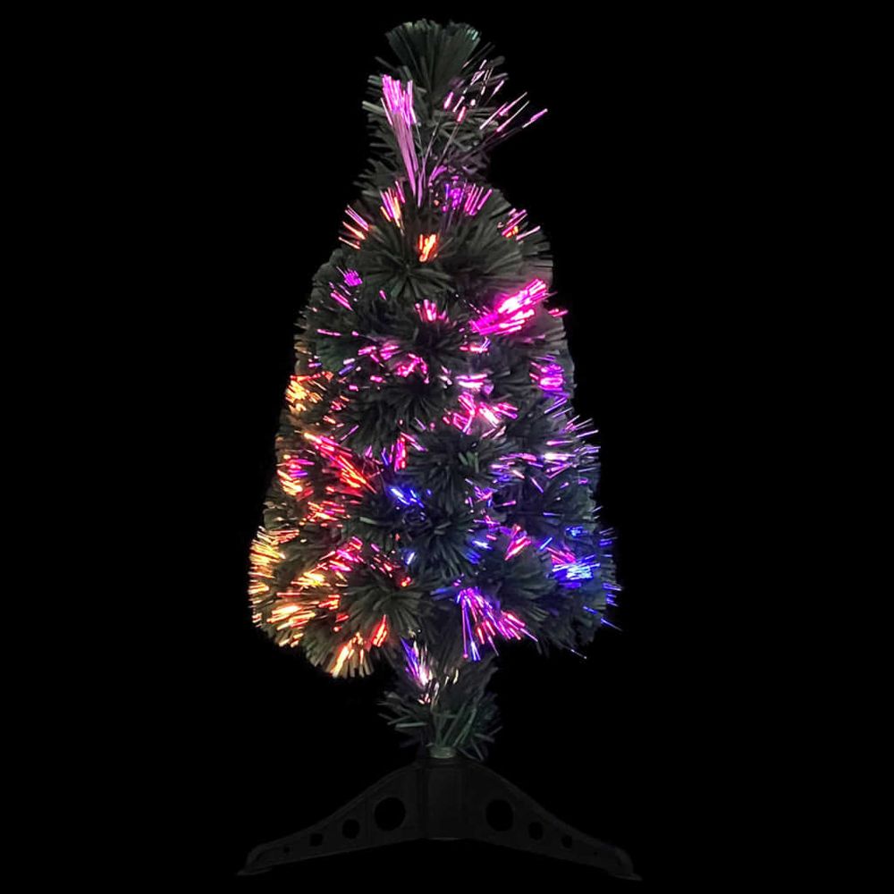 Artificial Slim Christmas Tree with Stand 64 cm Fibre Optic - anydaydirect