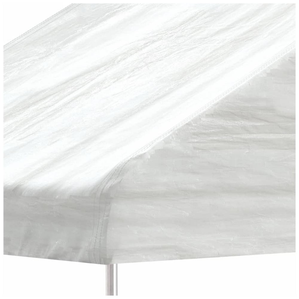 vidaXL Gazebo with Roof White 4.46x4.08x3.22 m Polyethylene - anydaydirect