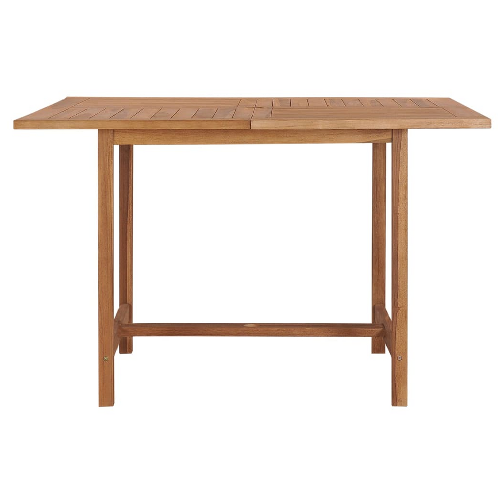 Garden Dining Table 110x110x75 cm Solid Wood Teak - anydaydirect