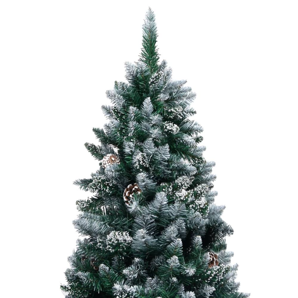 Artificial Christmas Tree with Pine Cones and White Snow 150 cm to 240 cm - anydaydirect