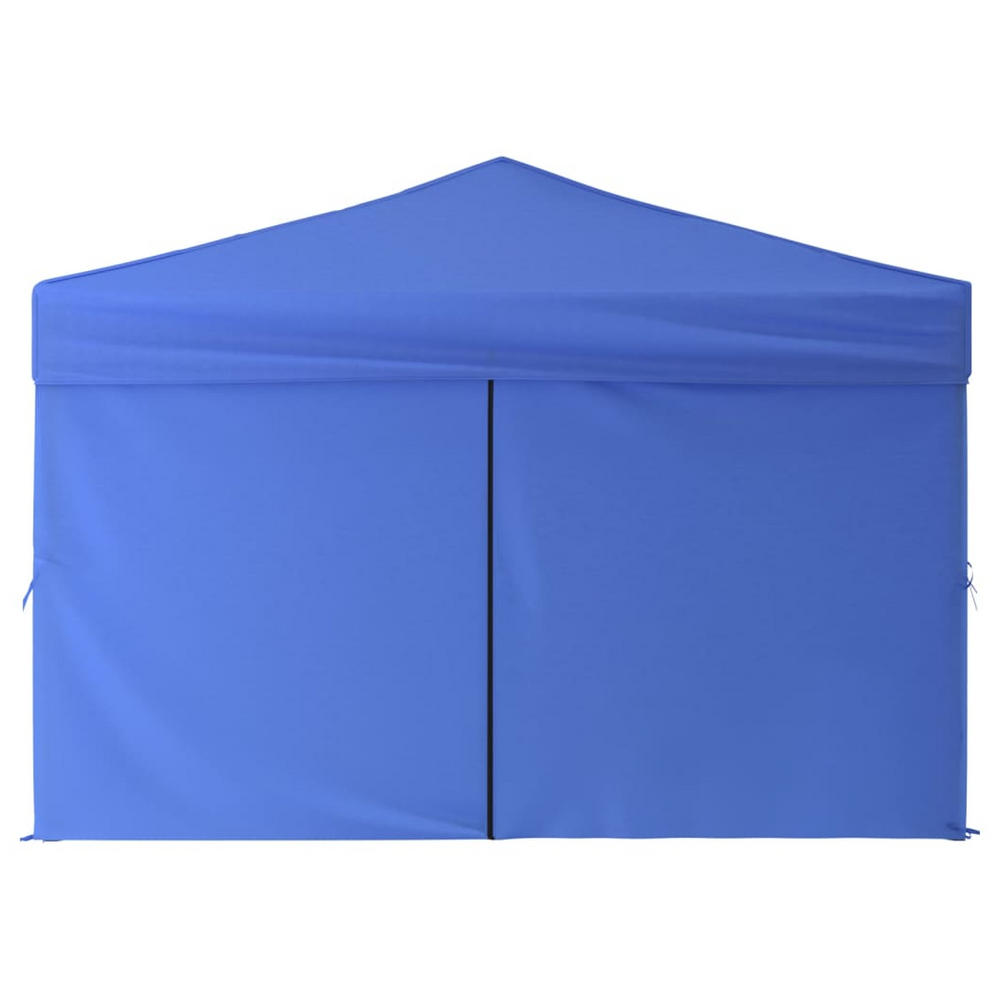 Folding Party Tent with Sidewalls Blue 3x3 m - anydaydirect