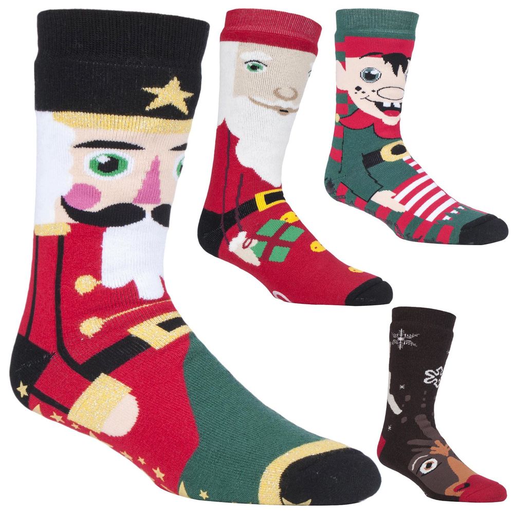 Heat Holders - Mens Christmas Socks - anydaydirect