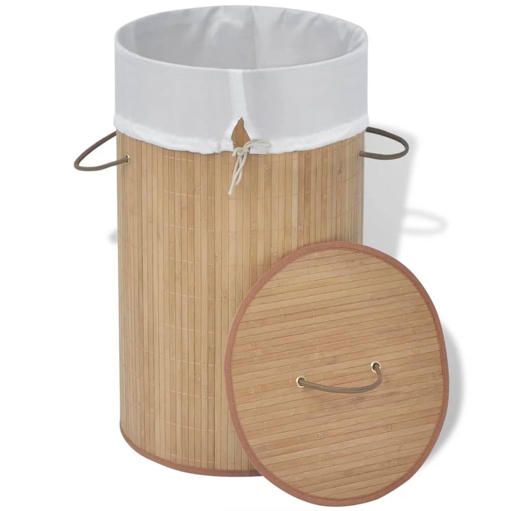 Bamboo Laundry Bin - anydaydirect