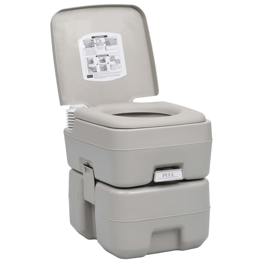 Portable Camping Toilet and Handwash Stand Set - anydaydirect