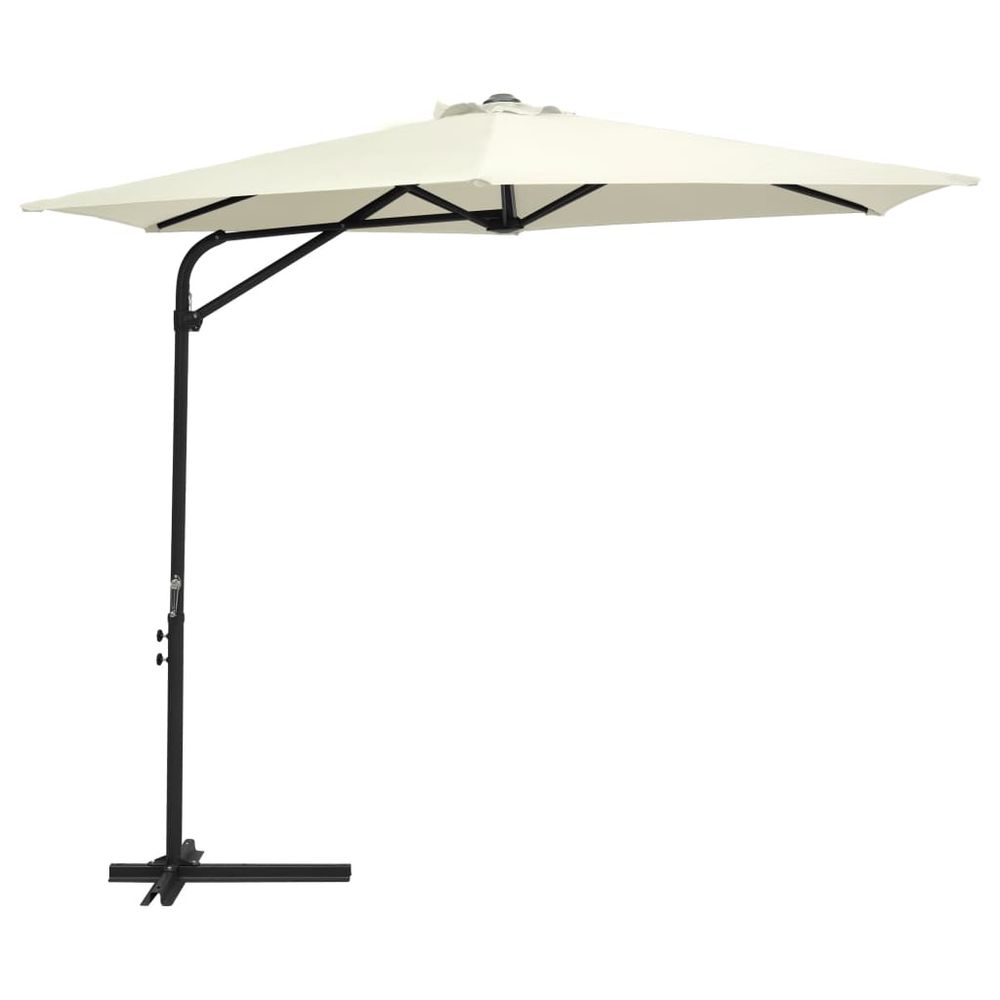 Outdoor Parasol with Steel Pole 300 cm - anydaydirect