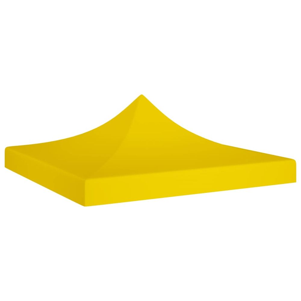 vidaXL Party Tent Roof 2x2 m Yellow 270 g/m² - anydaydirect