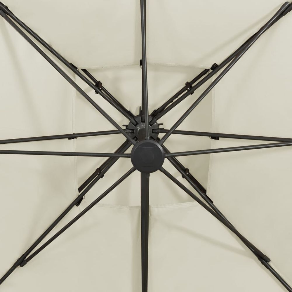 Cantilever Umbrella with Double Top - anydaydirect