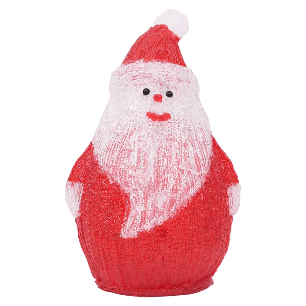 LED Christmas Acrylic Santa Figure Indoor and Outdoor 28cm - anydaydirect