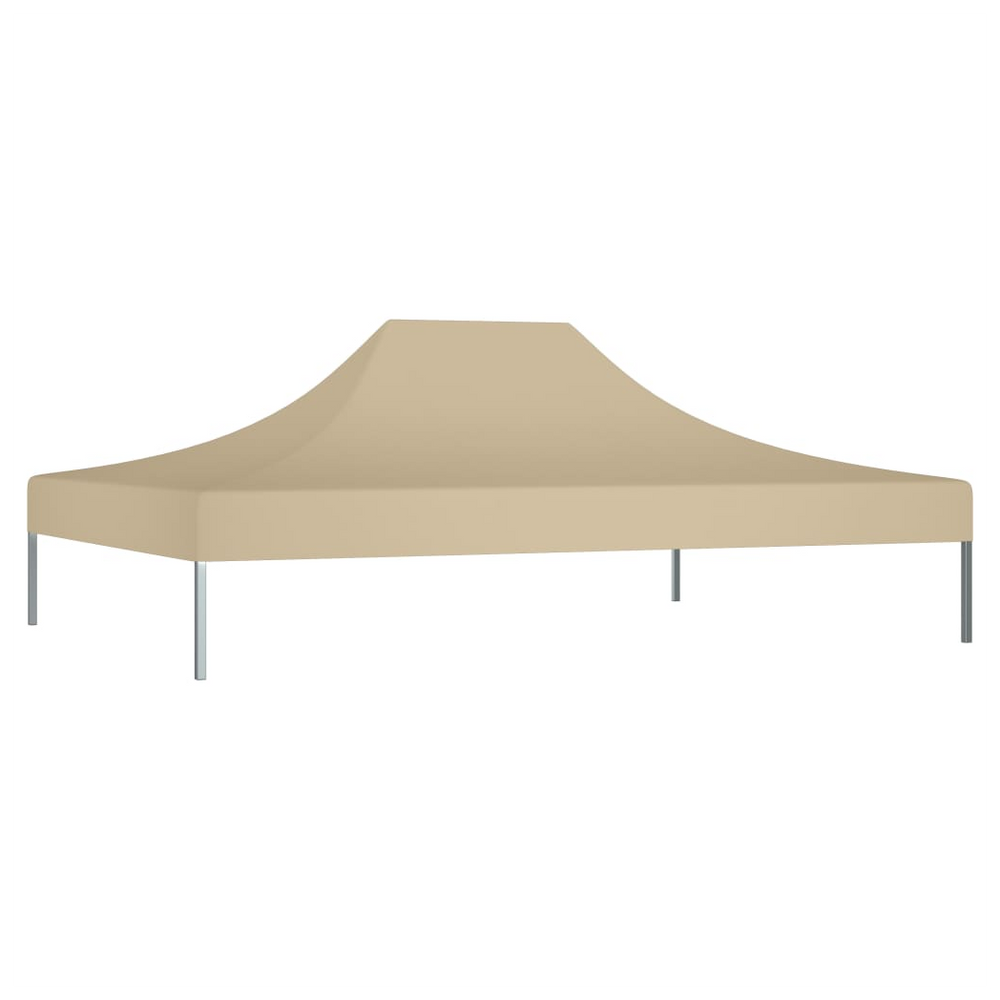 vidaXL Party Tent Roof 4.5x3 m Beige 270 g/m² - anydaydirect