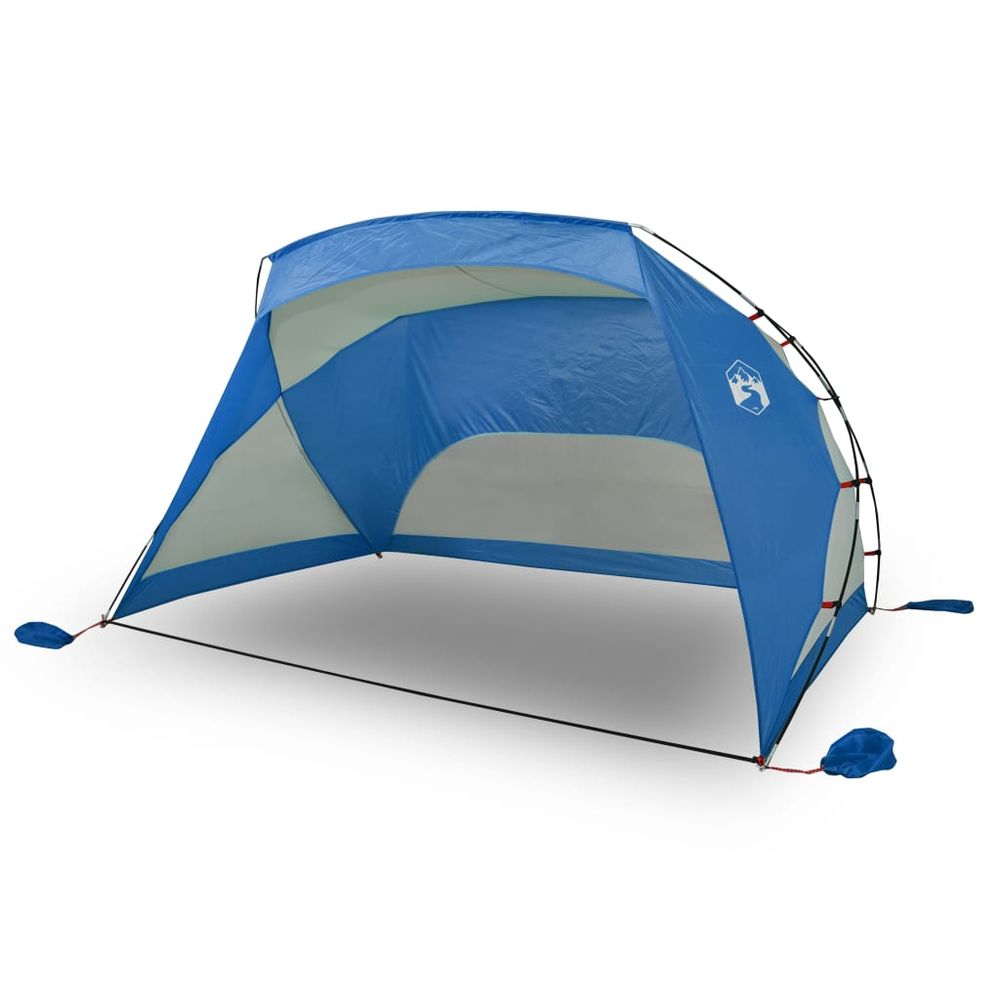 vidaXL Beach Tent Azure Blue 274x178x170/148 cm 185T Taffeta - anydaydirect