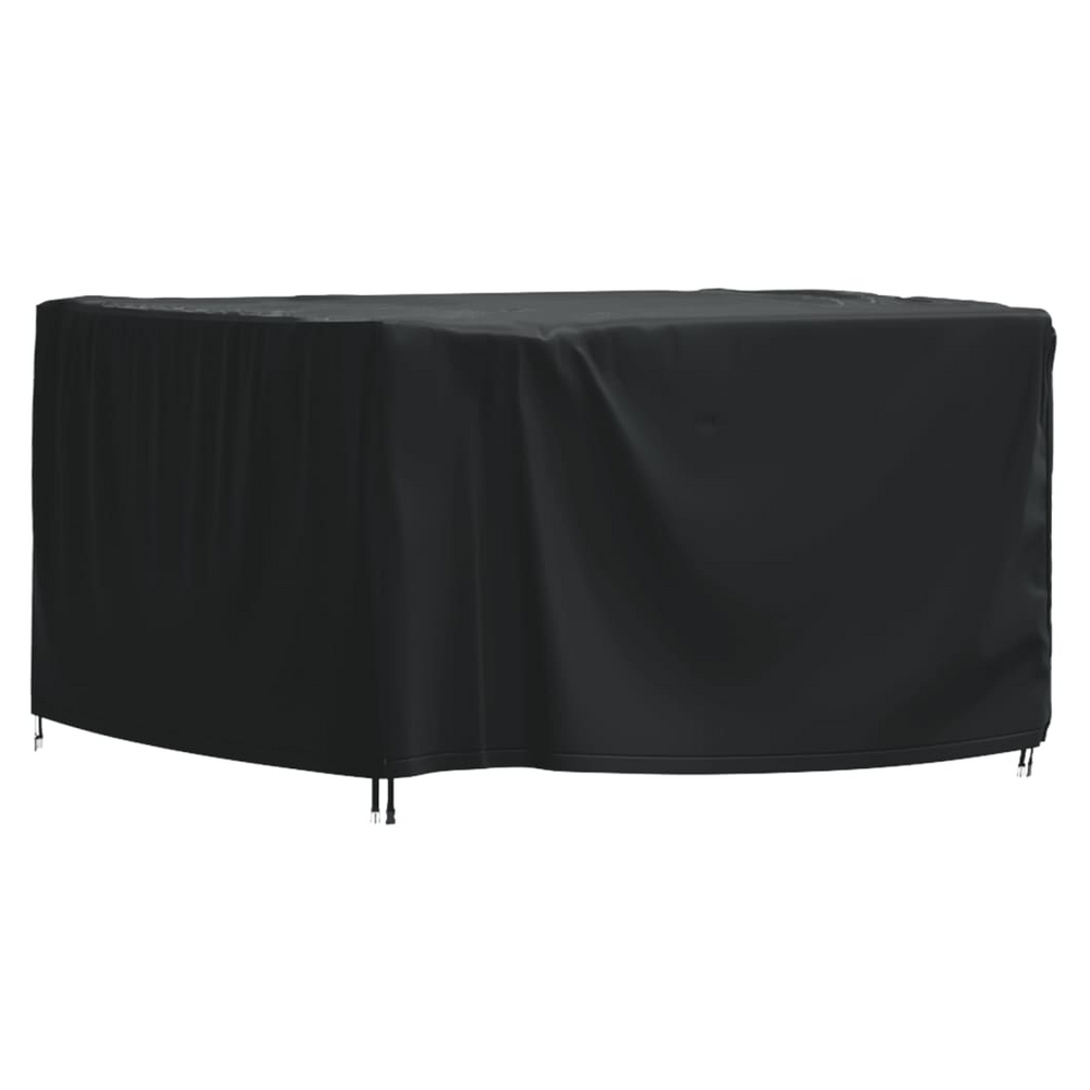 vidaXL Garden Furniture Cover Black 113x113x73 cm Waterproof 420D - anydaydirect