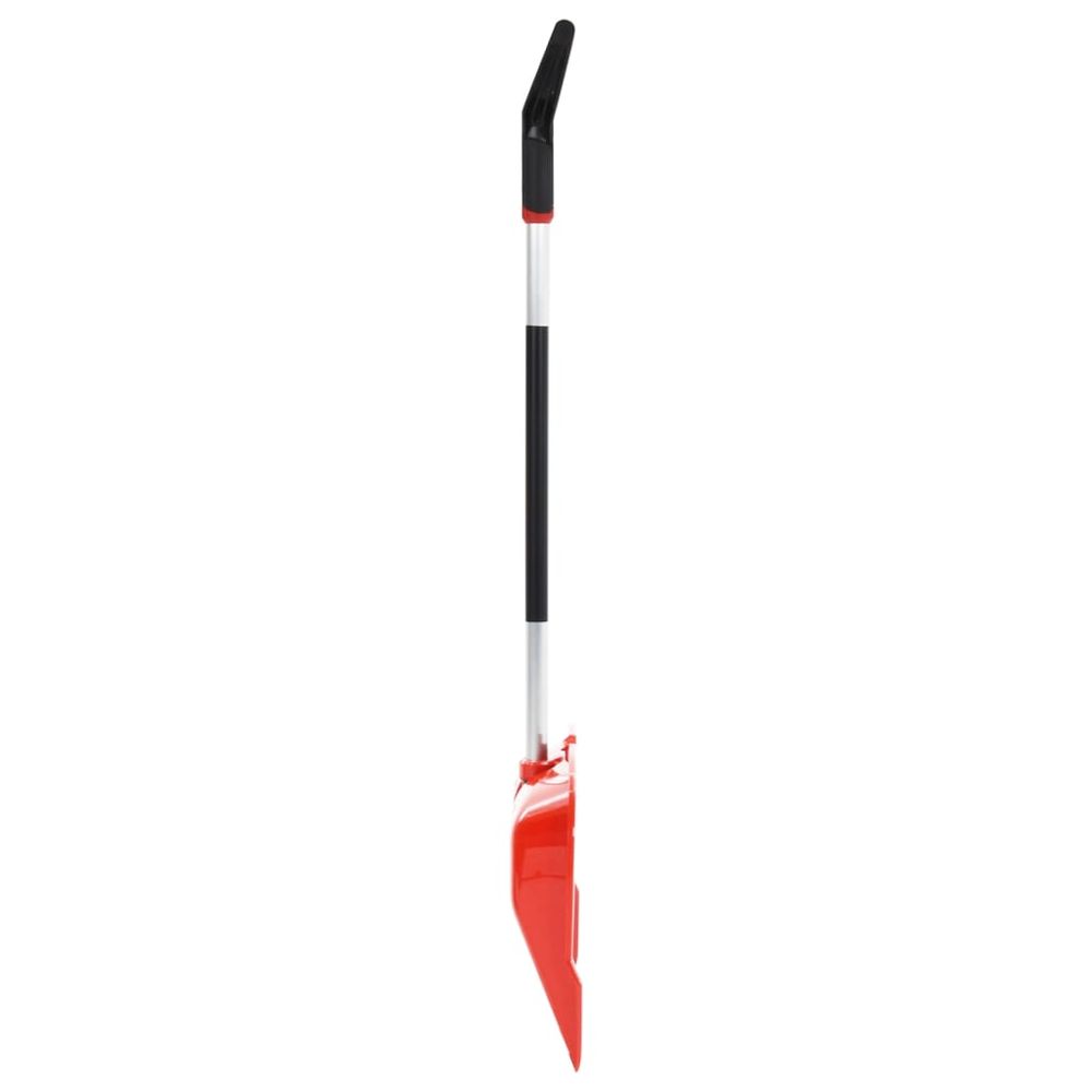 Snow Shovel Red 136 cm Aluminium - anydaydirect