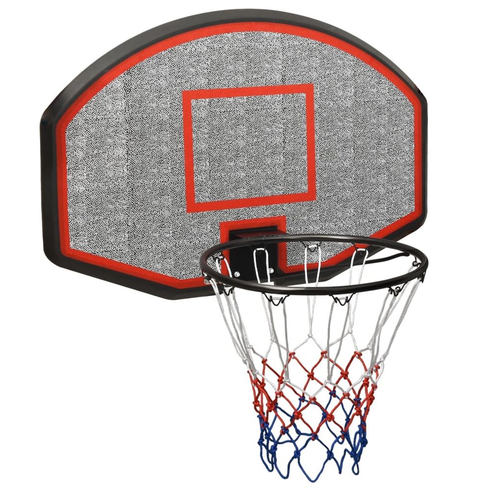Basketball Backboard Black 90x60x2 cm Polyethene - anydaydirect