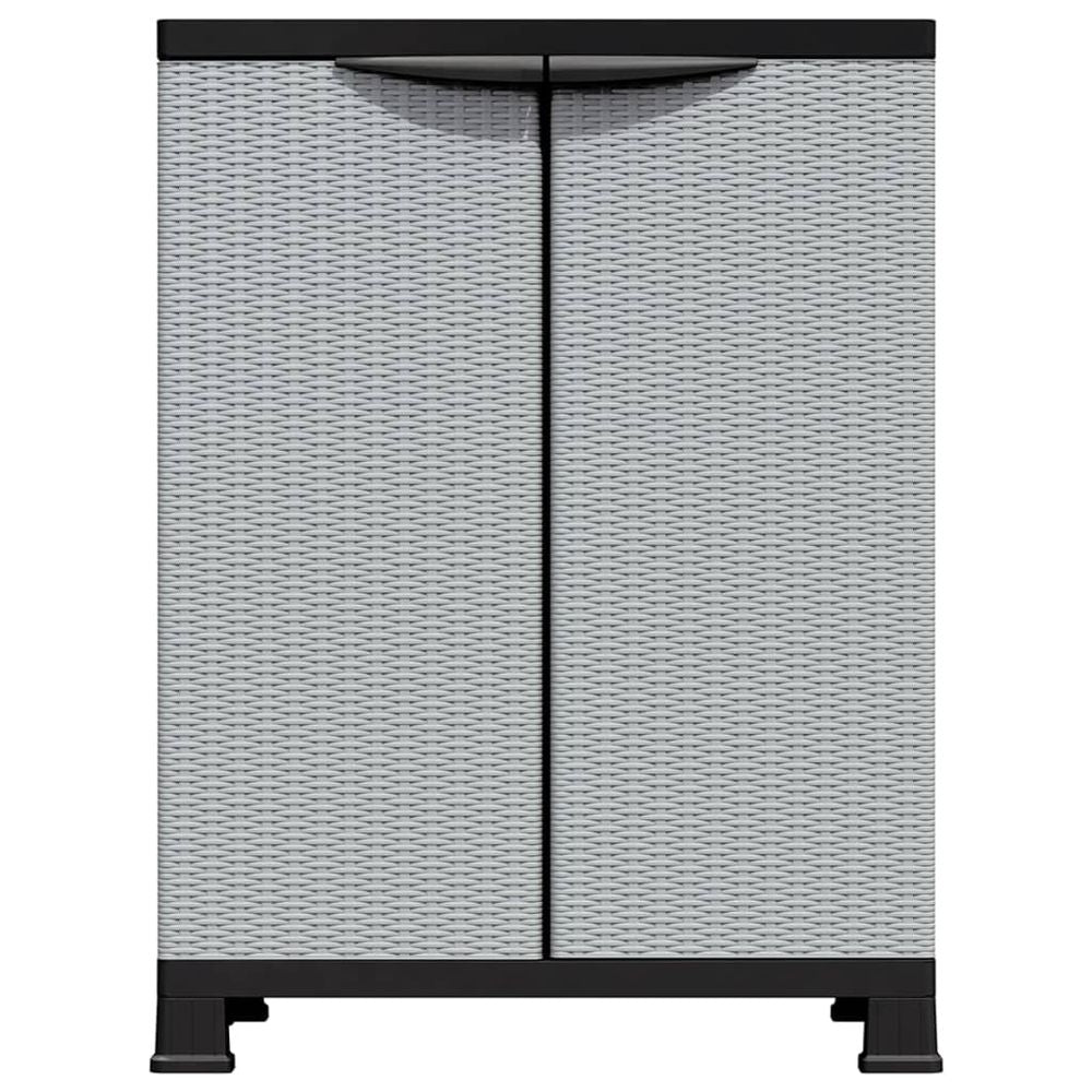 Plastic Cabinet 68x39x92 cm Rattan Design - anydaydirect