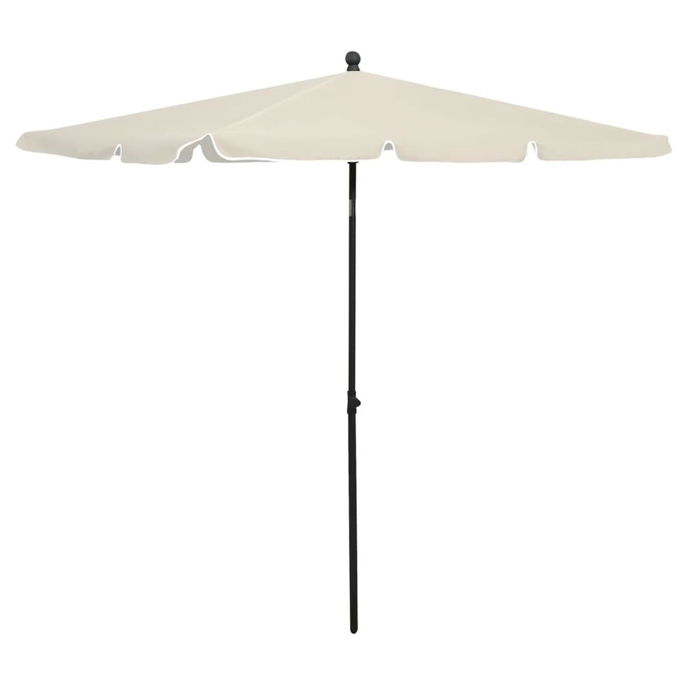 Garden Parasol with Pole 210x140 cm - anydaydirect