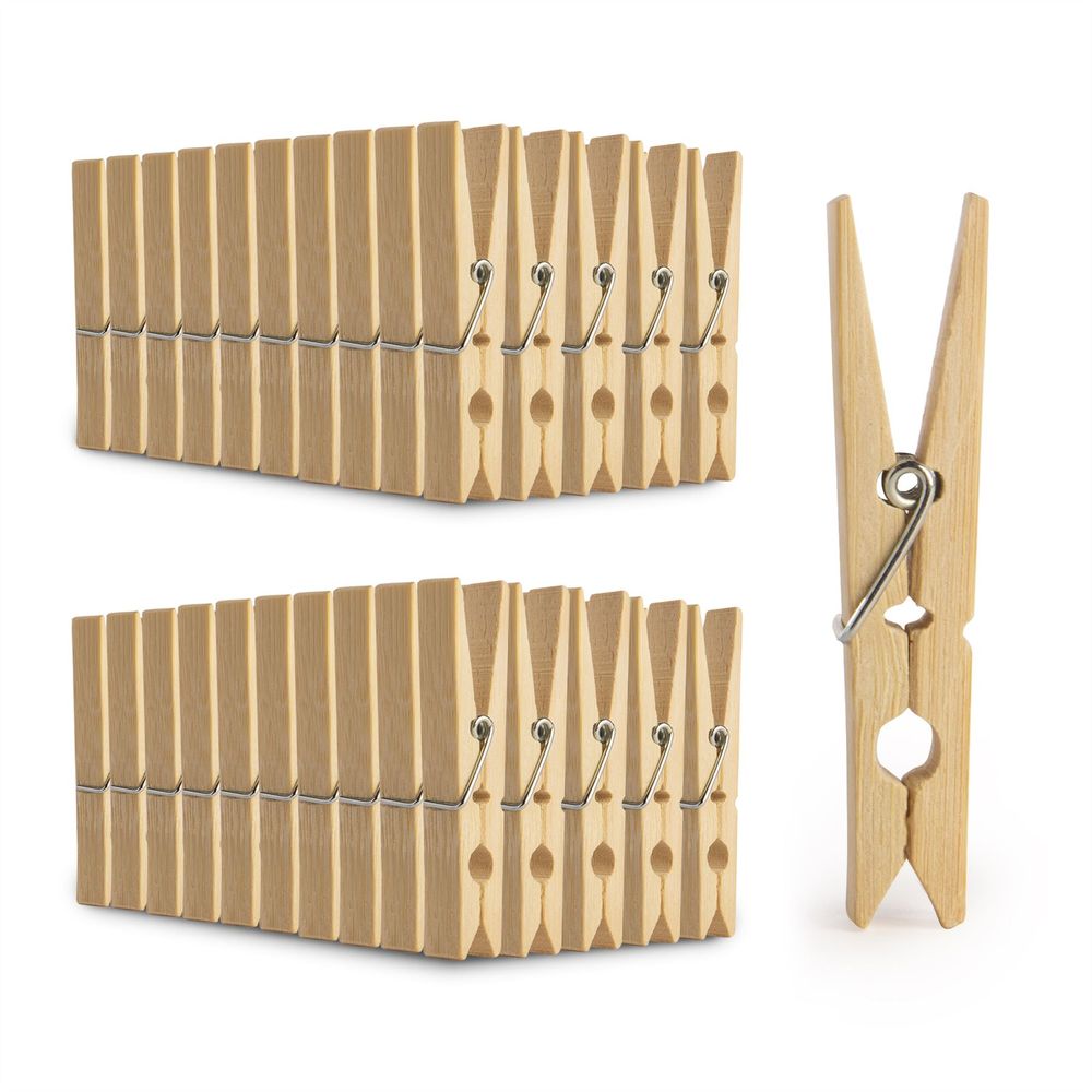 Bamboo Pegs - Pack of 100 | Pukkr - anydaydirect