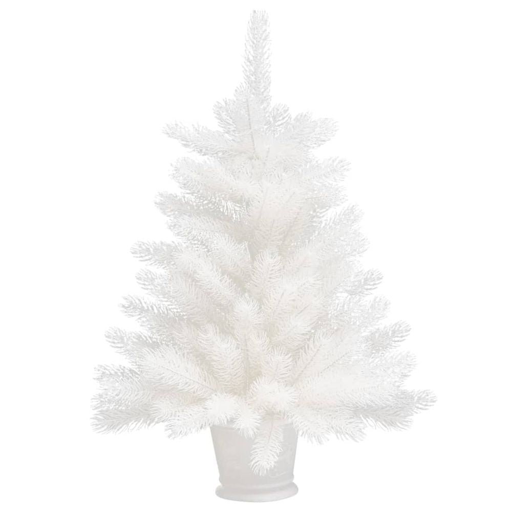 Artificial Christmas Tree Lifelike Needles White 65 cm to 90 cm - anydaydirect