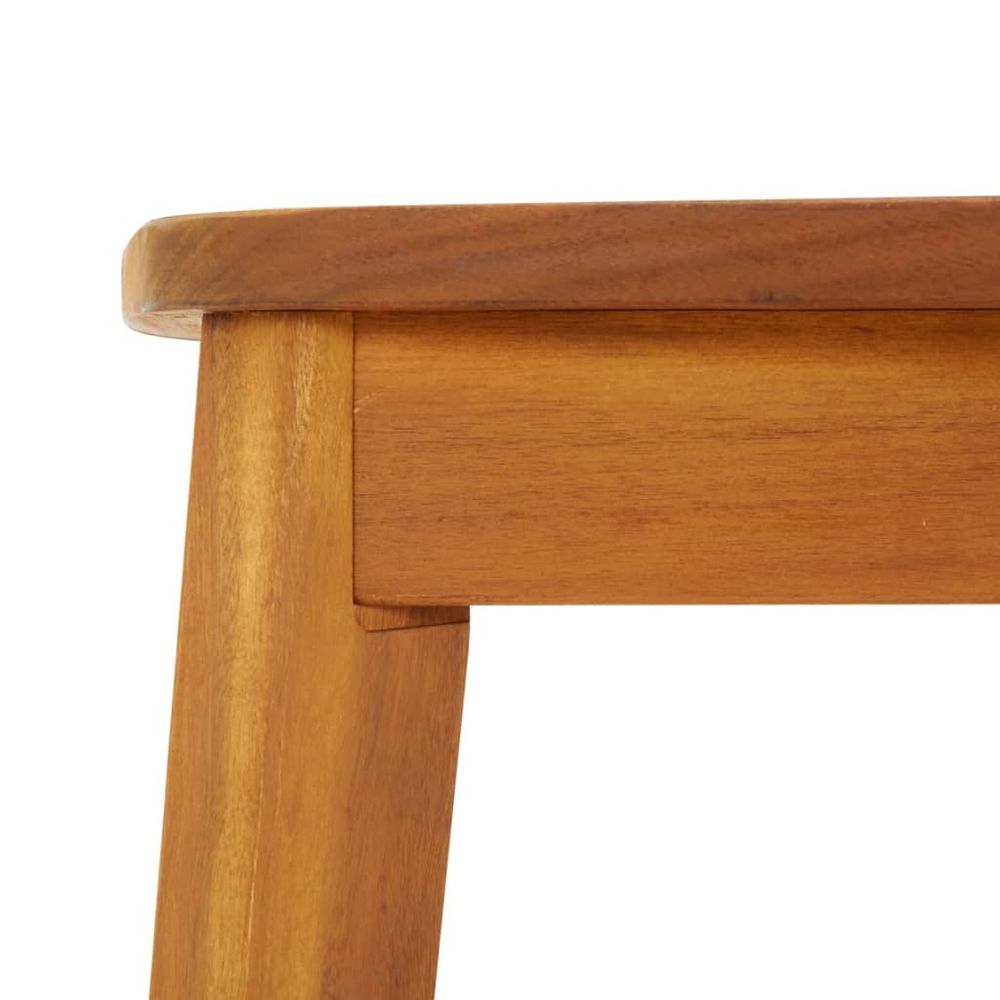 Garden Table 160x90x75 cm Solid Wood Acacia - anydaydirect