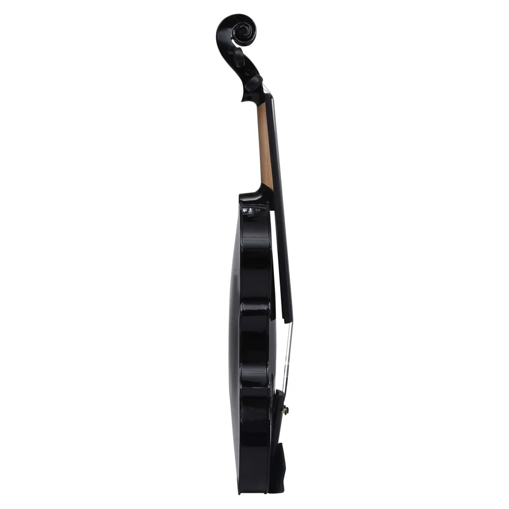 vidaXL Violin Full Set with Bow and Chin Rest Black 4/4 - anydaydirect