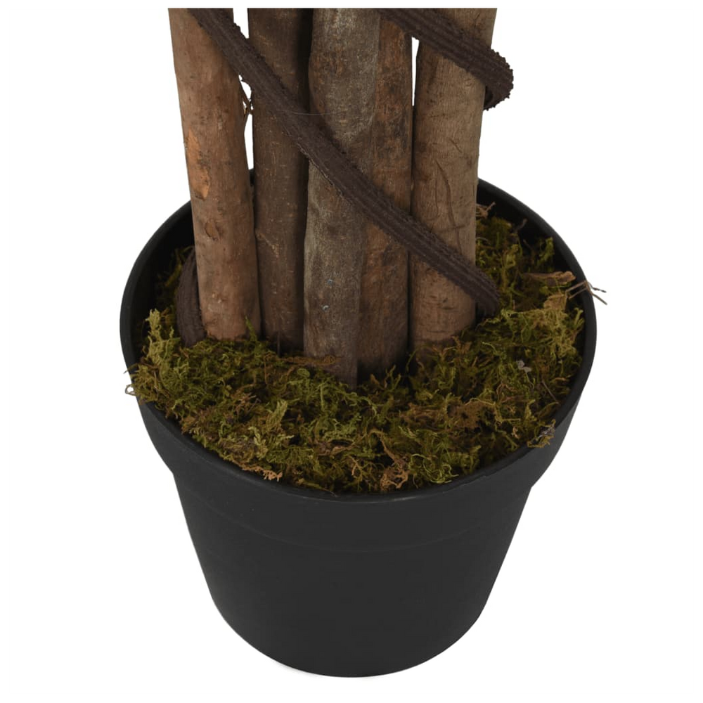 vidaXL Artificial Fiddle Leaf Fig Tree 180 Leaves 150 cm Green - anydaydirect