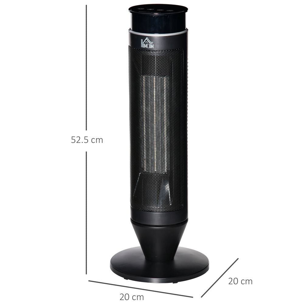 Ceramic Tower Indoor Space Heater w/ 42 � Oscillation Remote Control 8Hrs Timer - anydaydirect