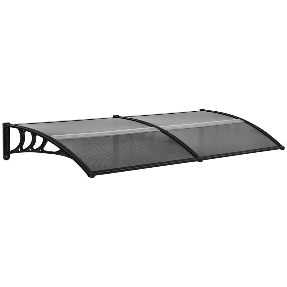 Outsunny Front Door Canopy Awning Outdoor Window Rain Shelter Cover - anydaydirect