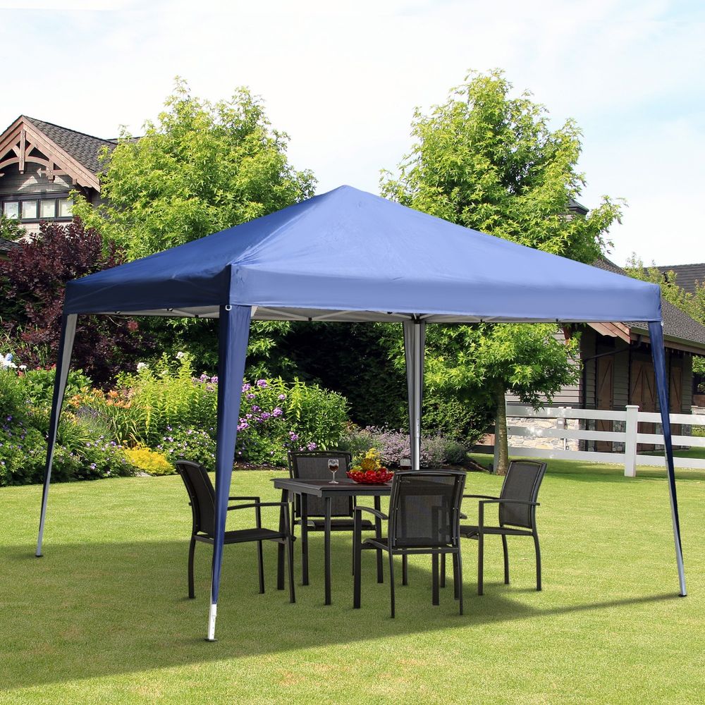 3x3m Garden Pop Up Gazebo Marquee Party Tent Wedding Canopy UV Protection - anydaydirect