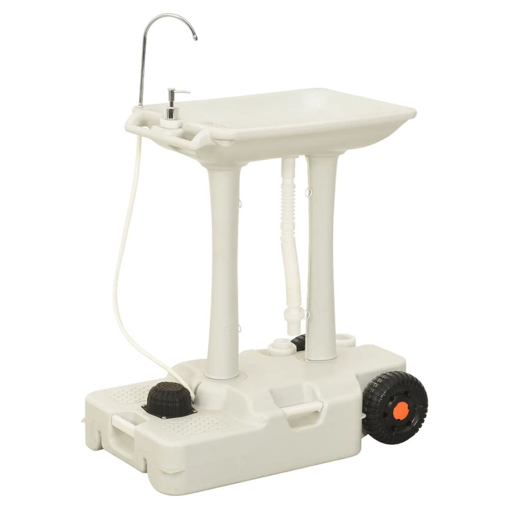 Portable Camping Toilet and Handwash Stand Set with Water Tank - anydaydirect