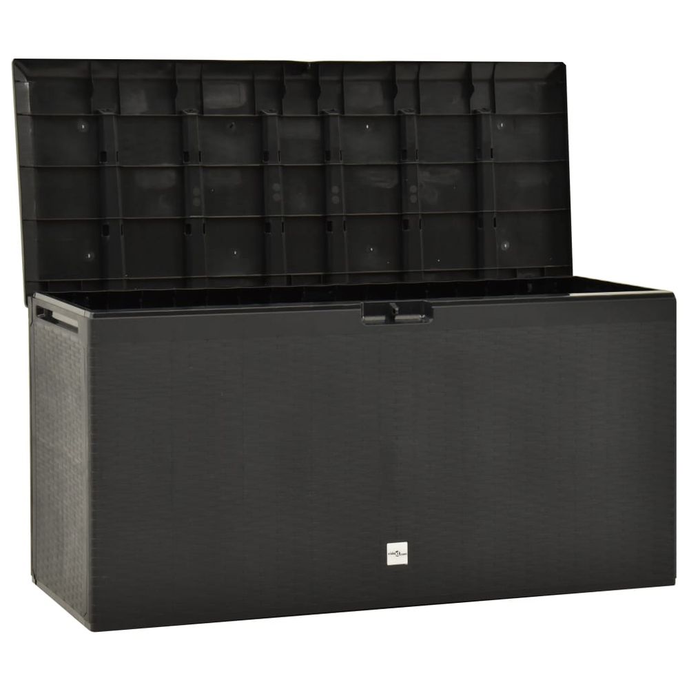 Garden Storage Box Anthracite 114x47x60 cm - anydaydirect